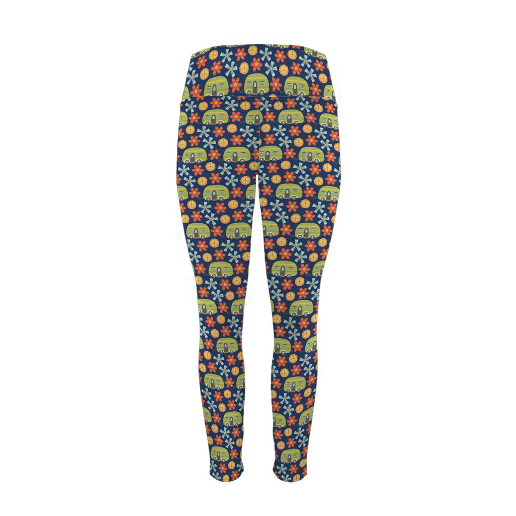 Hippy Caravan - Women's High Waist Pockets Yoga Leggings