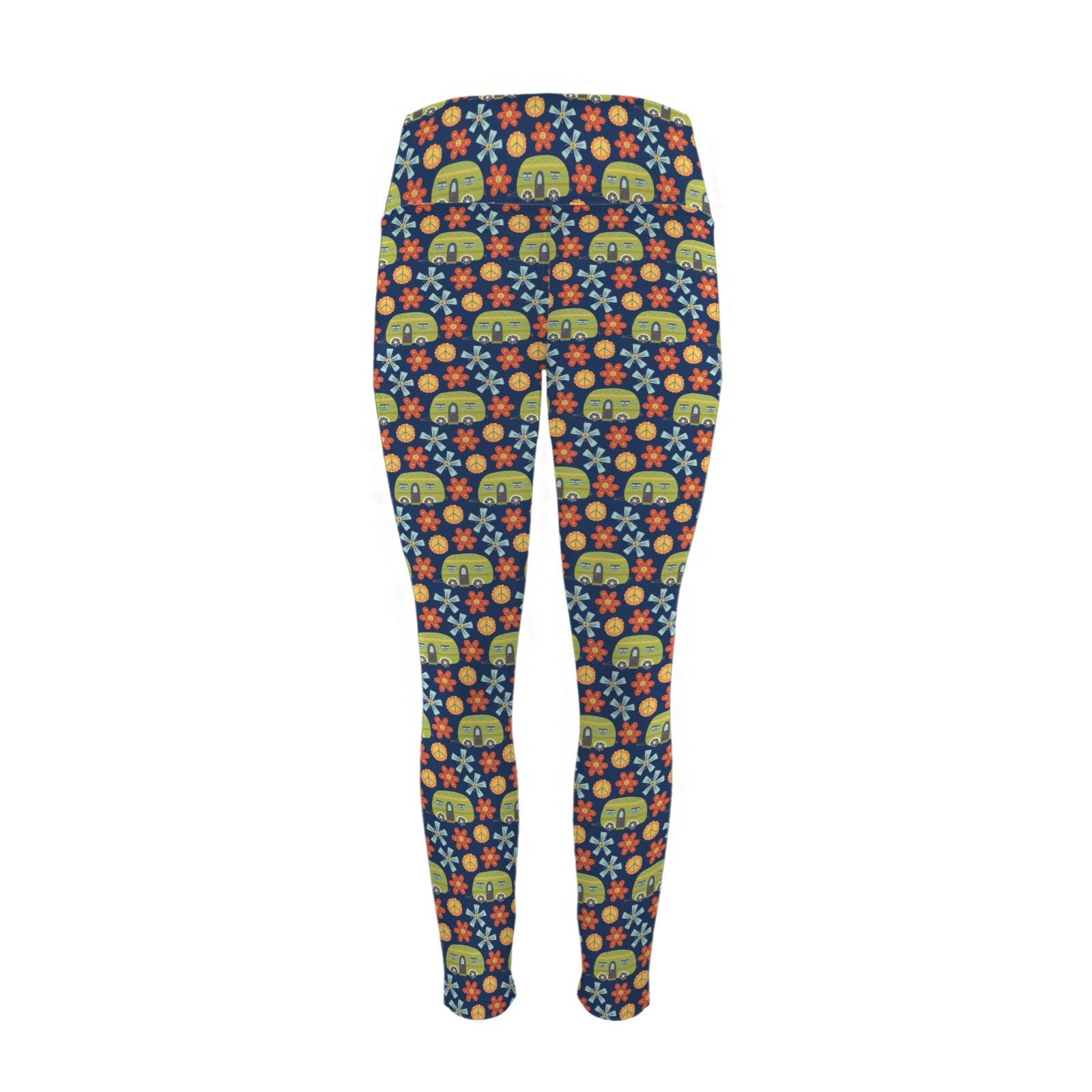 Hippy Caravan - Women's High Waist Pockets Yoga Leggings
