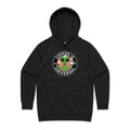 Coffee Is Universal, Alien Women's AS Colour Hoodie Black Womens Hoodie Coffee Printed In Australia Sci Fi