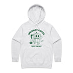 Specialty Coffee - Womens Hoodie White Marle Womens Hoodie Coffee Printed In Australia