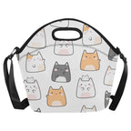 Cats - Neoprene Lunch Bag Neoprene Lunch Bag Printed Offshore