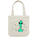 Alien Hedge - Canvas Tote Bag Default Title Tote Bag Printed In Australia Sci Fi