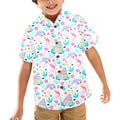 Mermaid World Junior Kids Hawaiian Shirt