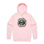 Believe In Yourself, Alien - Mens Hoodie Pink Mens Hoodie Motivation Positivity Printed In Australia Sci Fi