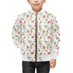 Australian Plants And Animals Kids Bomber Jacket