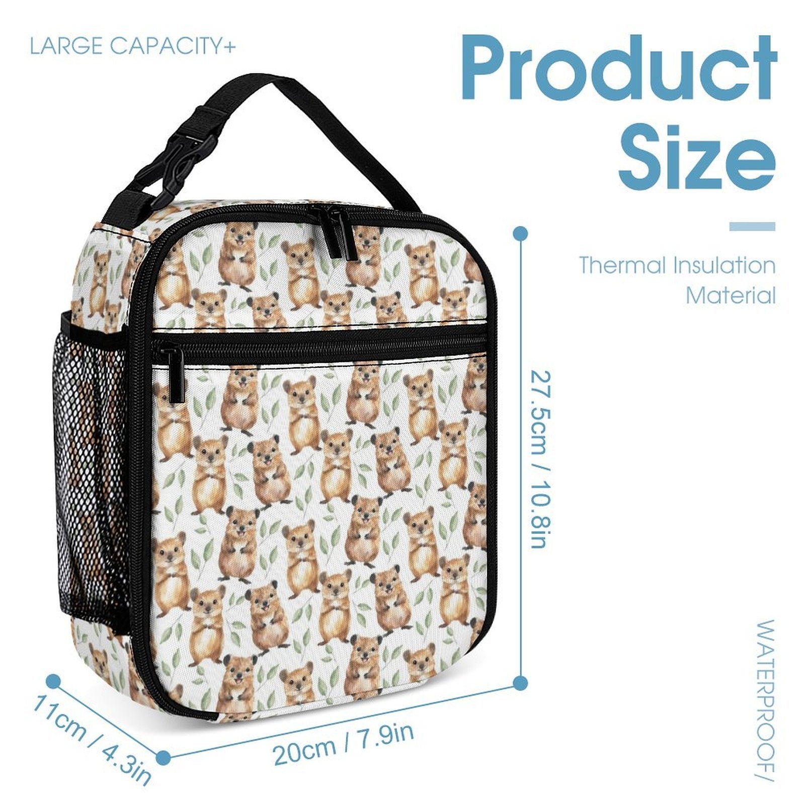 Quokkas Backpack, Lunch Bag & Pencil Case Set