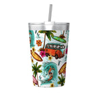 Surfing Safari Small Stainless Steel Travel Mug Cup 12oz/350ml
