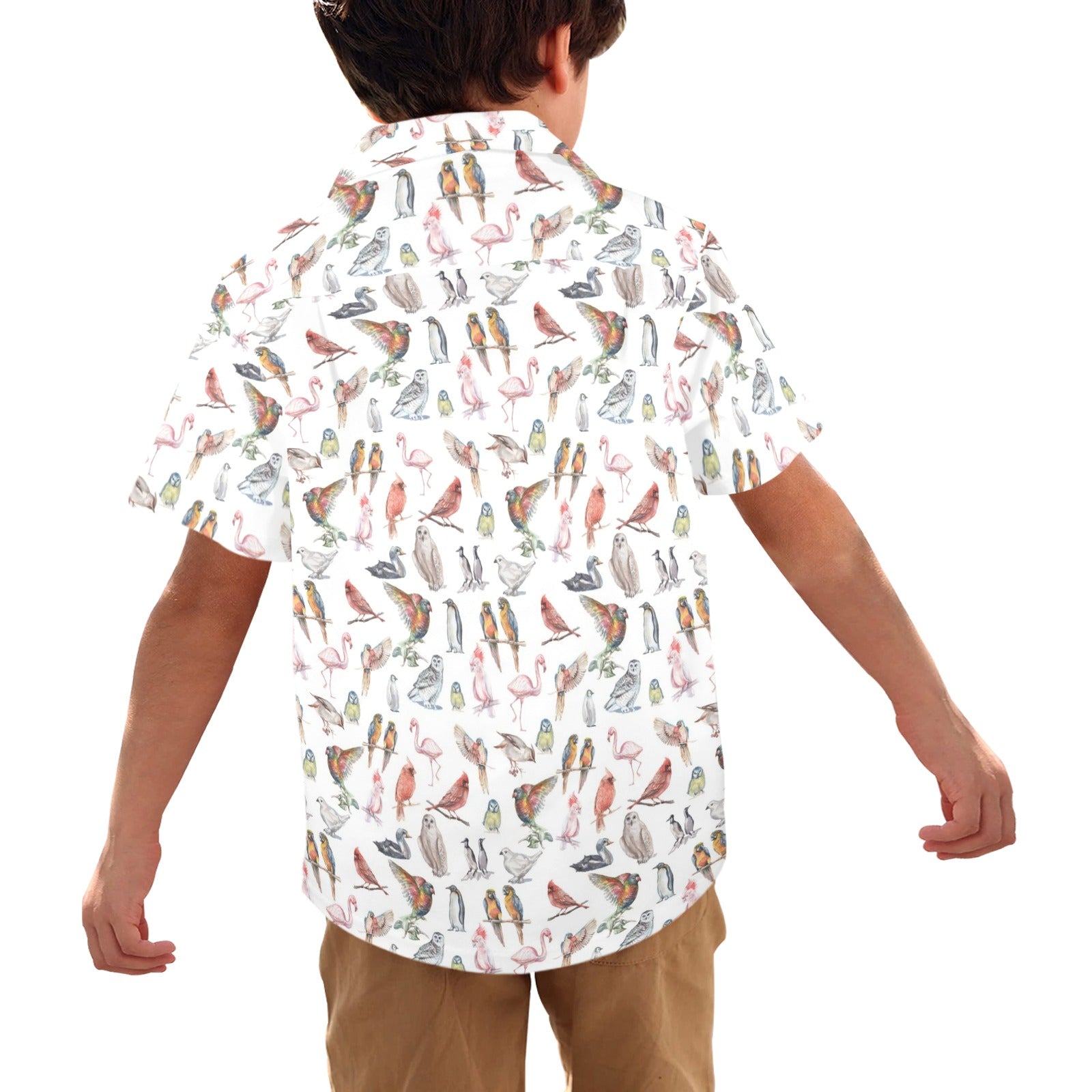 Birds Of A Feather Junior Kids Hawaiian Shirt