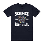 Science, It's Like Magic But Real Men's AS Colour T-shirt Navy Mens T-shirt Printed In Australia Science