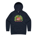 Always Sweet Never Bitter - Womens Hoodie Navy Womens Hoodie Coffee Food Printed In Australia