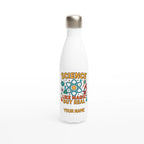 Personalised - Science, Like Magic But Real - White 17oz Stainless Steel Water Bottle Default Title Personalised Water Bottle Globally Fulfilled Science