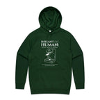 Instant Human, Coffee Machine - Mens Hoodie Forest Green Mens Hoodie Coffee Printed In Australia