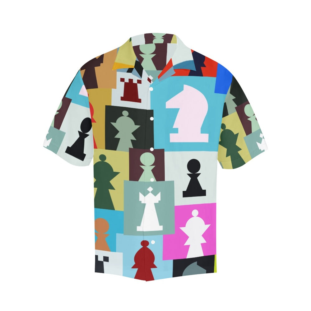 Colourful Chess - Mens Hawaiian Shirt