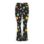 Busy Space High Waist Crossover Tummy Control Flare Leggings High Waist Flare Leggings Printed Offshore Space
