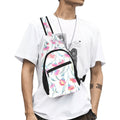 Pink Eucalyptus Flowers Chest Bag One Size Cross Body Chest Bag Plants Printed Offshore