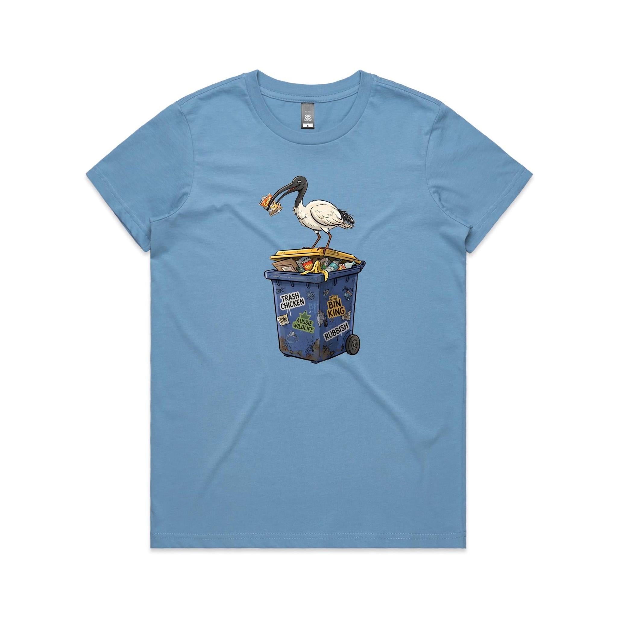 Bin Chicken Australian Ibis Women's AS Colour T-shirt