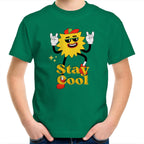 Stay Cool - Kids Youth T-Shirt Kelly Green Kids Youth T-shirt Printed In Australia