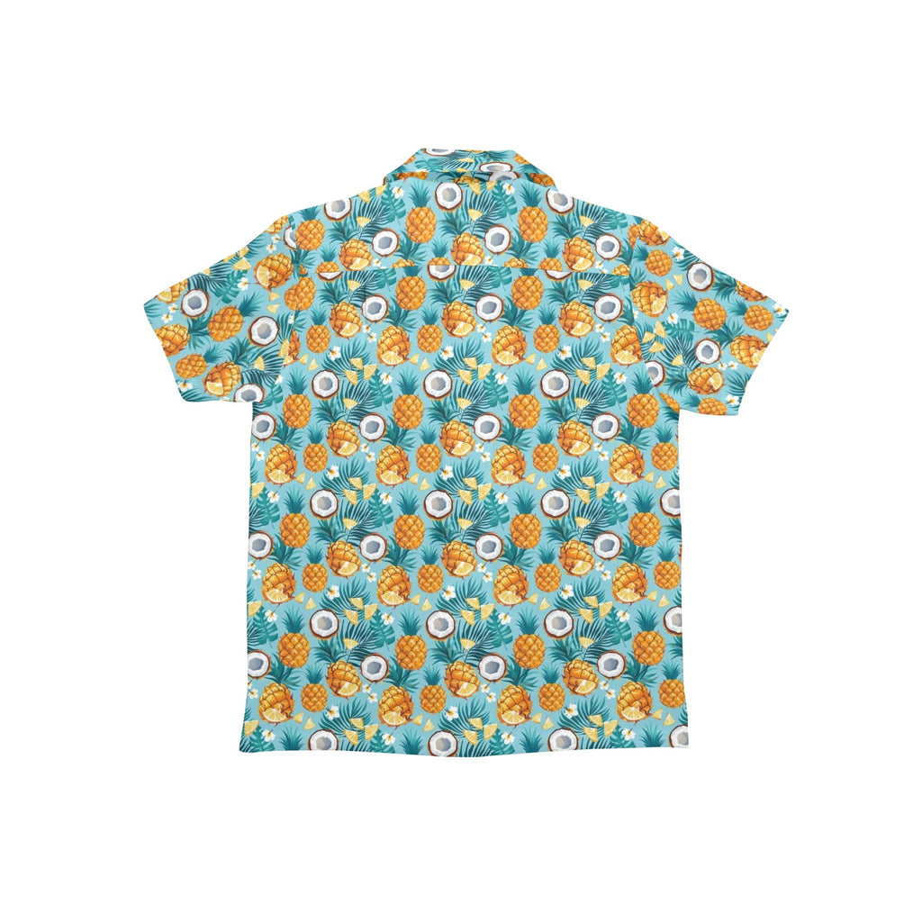 Pineapple Coconut Junior Kids Hawaiian Shirt