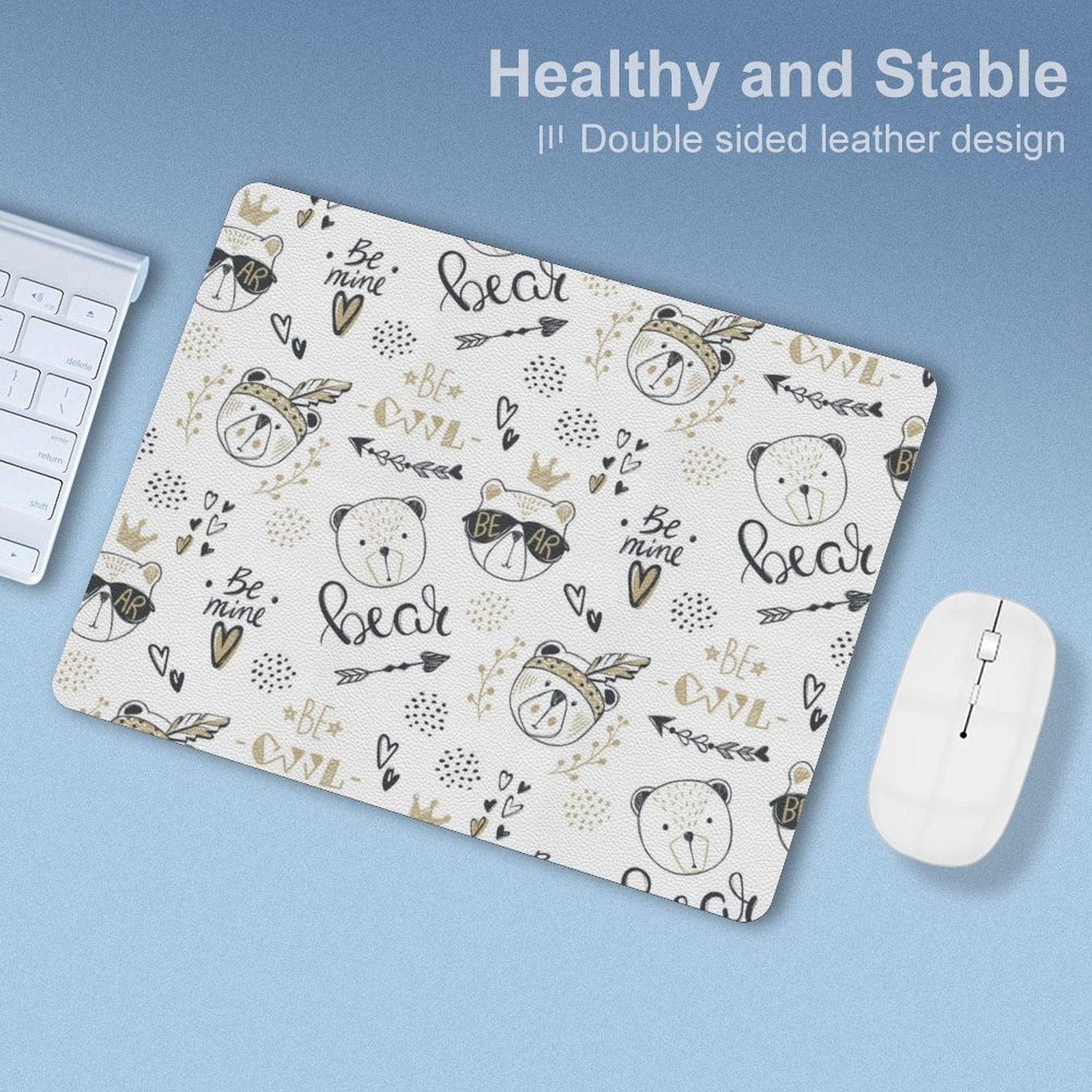 Bears - Leather Mouse Pad Leather Mouse Pad animal Printed Offshore