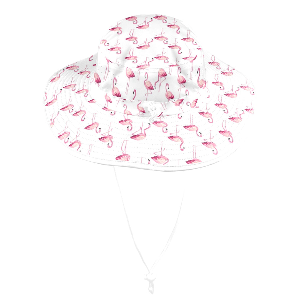 Flamingos Wide Brim Bucket Hat Wide Brim Bucket Hat animal Printed Offshore
