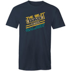 The Best Dad In The Galaxy - Mens T-Shirt Navy Mens T-shirt Dad Printed In Australia
