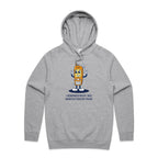 I Remember When I Was Smarter Than My Phone - Mens Hoodie Grey Marle Mens Hoodie Printed In Australia Tech