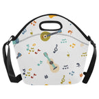 Guitar Music - Neoprene Lunch Bag Neoprene Lunch Bag Printed Offshore