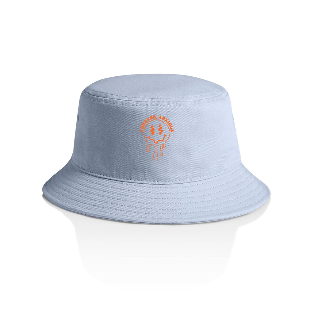 Forever Anxious - AS Colour Bucket Hat Powder One Size As Colour Bucket Hat Printed In Australia
