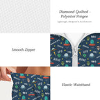 UFO's And Aliens Women's Windbreaker Short Set Women's Windbreaker Short Set Printed Offshore Sci Fi