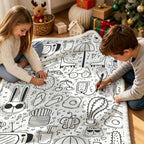 Bright Life Colour Your Own Blanket 100×150cm