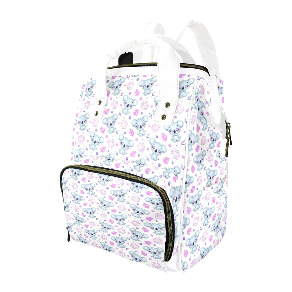 Zen Koala Multi-Function Backpack, Nappy / Diaper Bag One Size Multi-function Backpack, Nappy / Diaper Bag animal Australia Printed Offshore