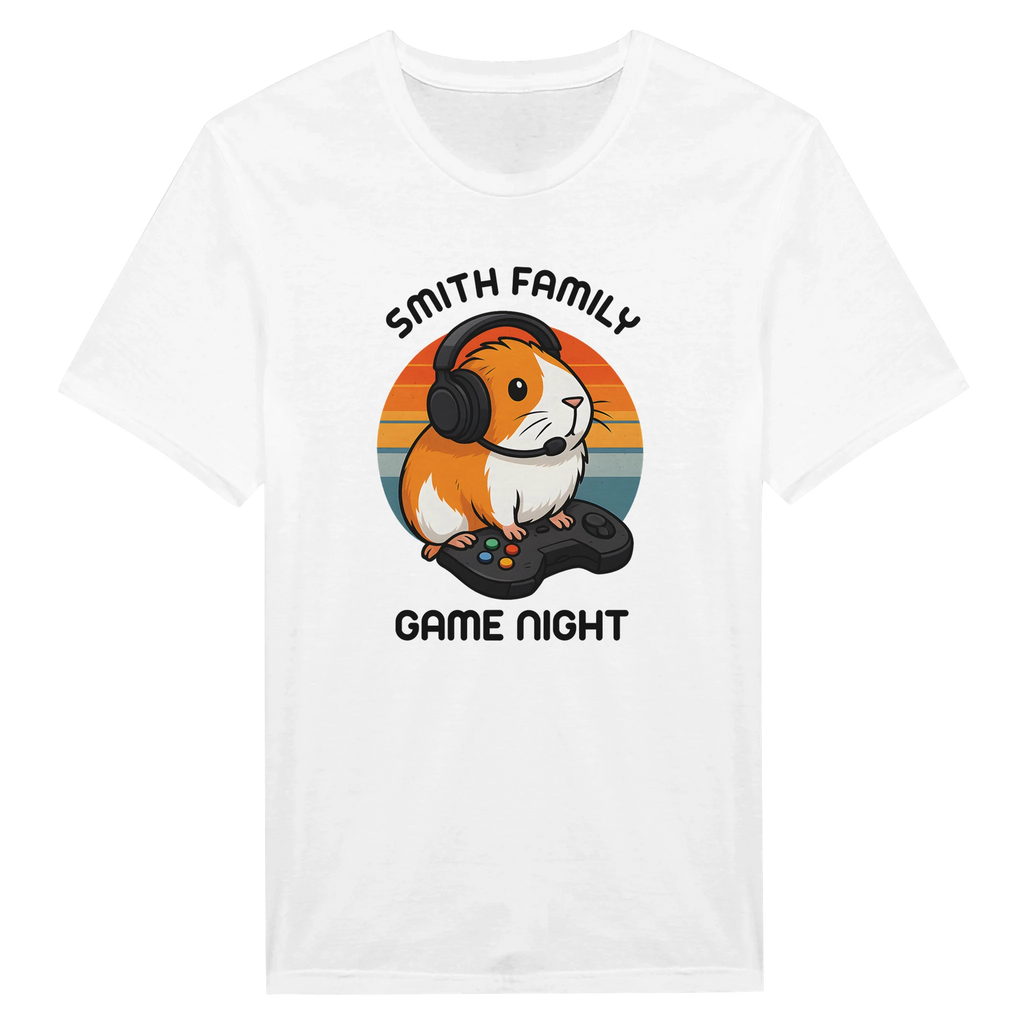 Family Game Night - Personalised T-shirt Personalised T-shirt customise Games Globally Fulfilled personalise