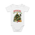Official Tree Inspector Cat Baby Christmas Bodysuit