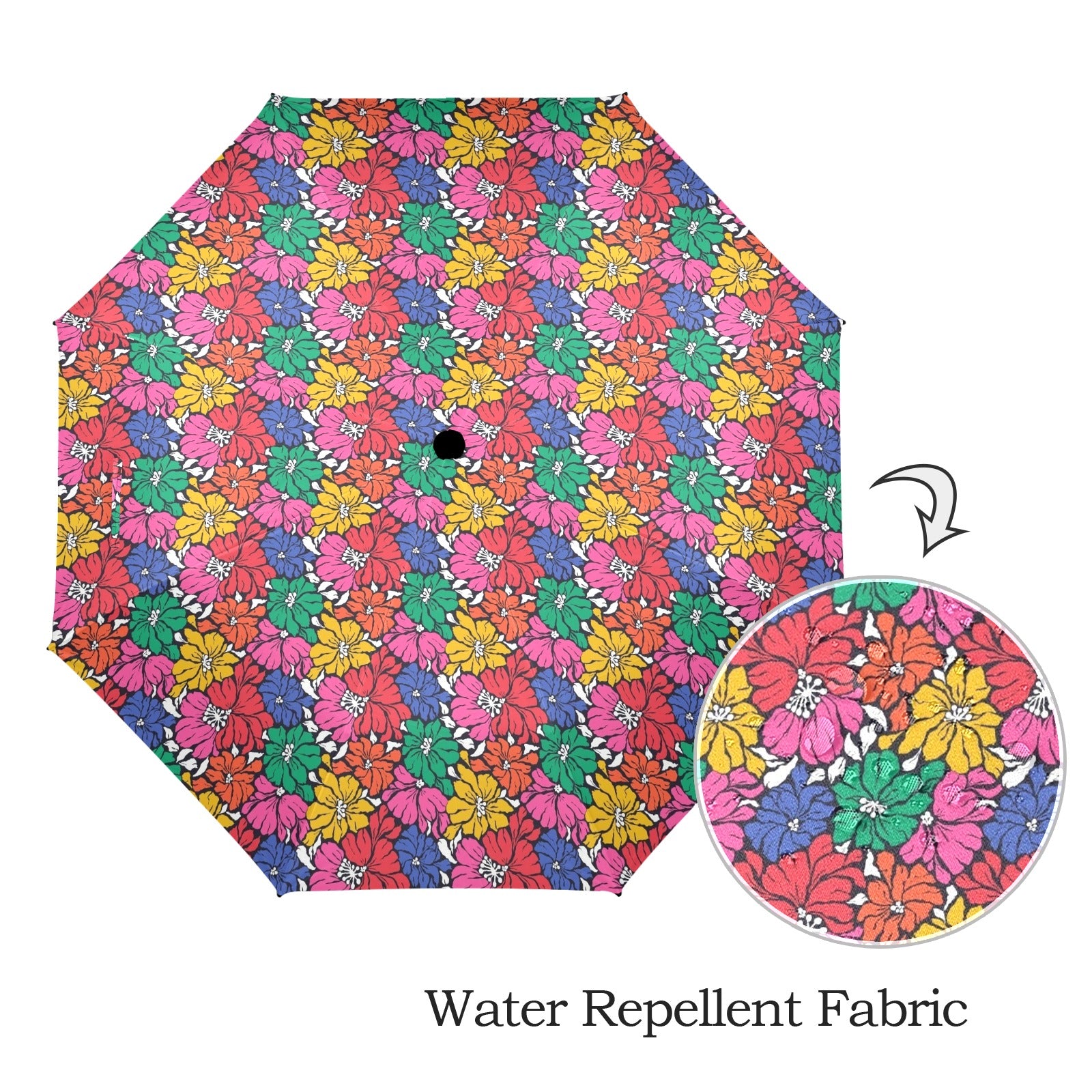 Bright And Bold Flowers Umbrella Umbrella Plants Printed Offshore