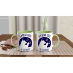 Personalised - If A Bear Toots In The Woods, Trumpet Player - White 11oz Ceramic Mug Personalised Mug animal customise Globally Fulfilled Music personalise