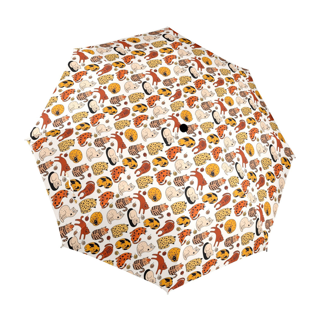 Cat Nap Umbrella One Size Umbrella animal Printed Offshore