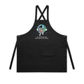 All We Need Is Love, Peace And A Little Space, Astronaut AS Colour Carrie Apron Black One Size Apron Music Printed In Australia Space