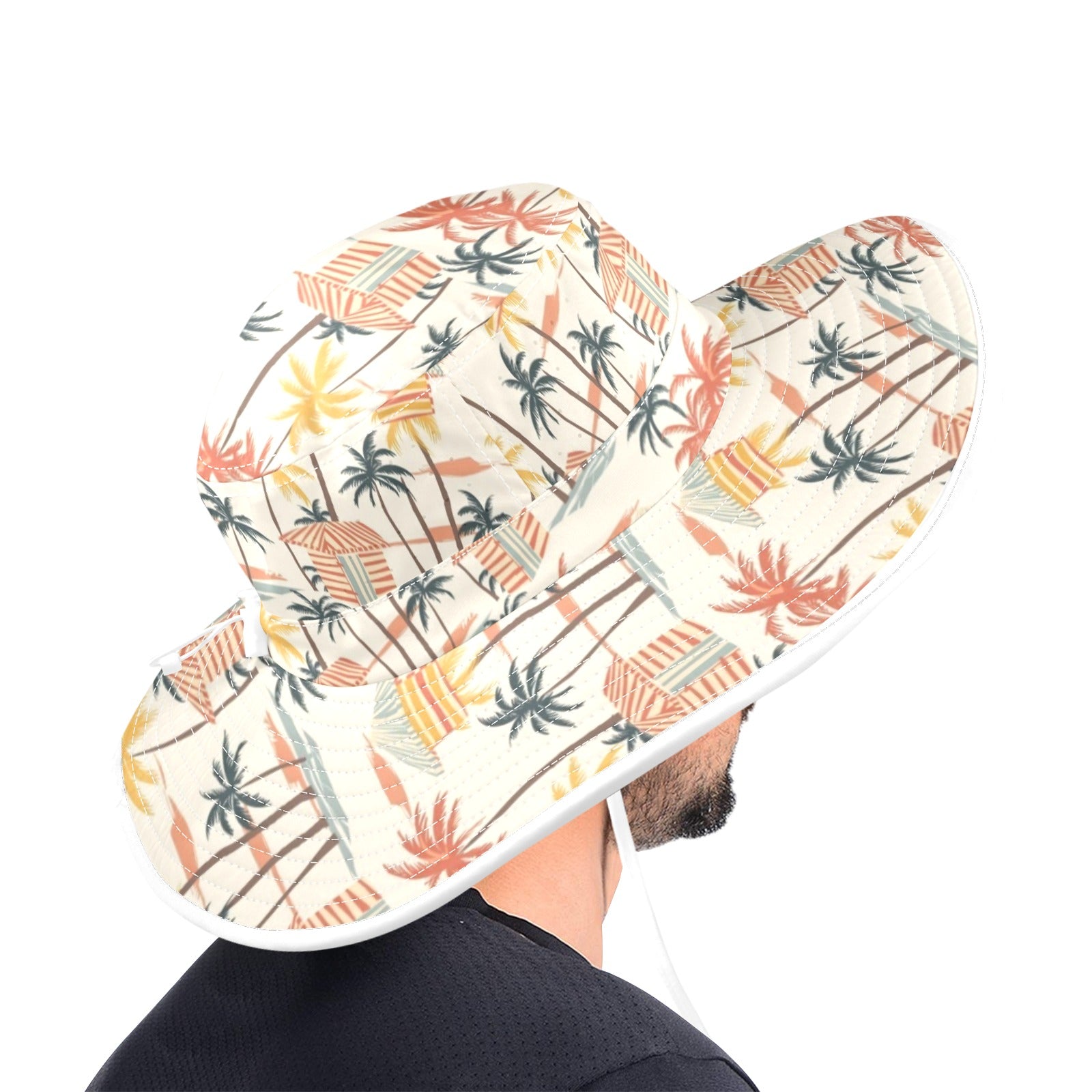 Beach Shack Wide Brim Bucket Hat Wide Brim Bucket Hat Printed Offshore Surf