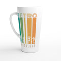 Retro Nostalgia White Latte 17oz Ceramic Mug Default Title Latte Mug Globally Fulfilled Retro