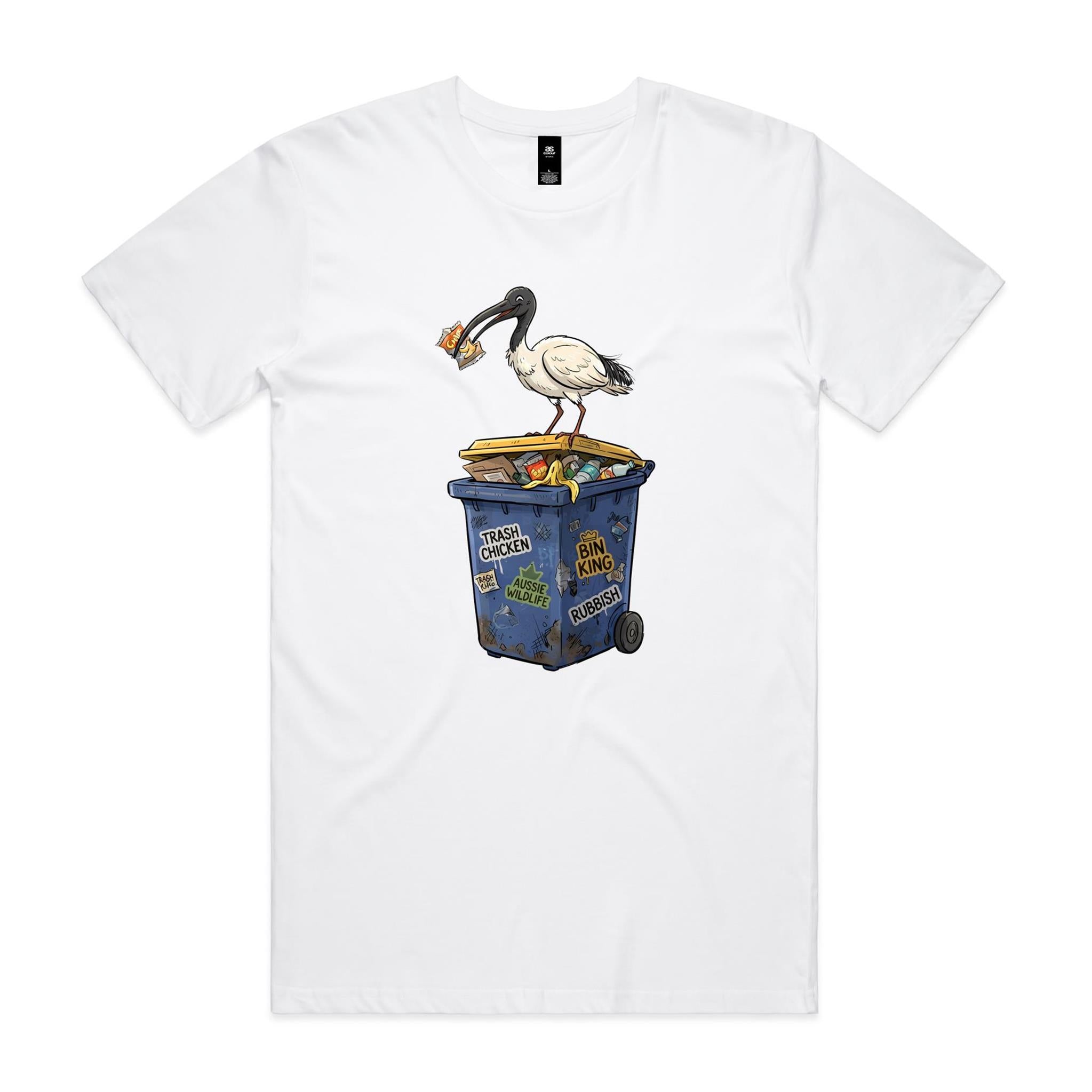 Bin Chicken Australian Ibis Men's AS Colour T-shirt