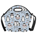 Penguin Love - Neoprene Lunch Bag One Size Neoprene Lunch Bag animal Love Printed Offshore