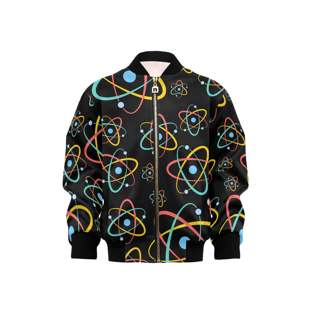 Atoms Kids Bomber Jacket XL Kids Bomber Jacket Printed Offshore Science