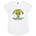 The Plant Life, Vegetarian - Womens Scoop Neck T-Shirt White Womens Scoop Neck T-shirt Food Printed In Australia