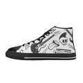 Rock Music - Men's High Top Canvas Shoes