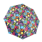 Sticker Music - Semi-Automatic Foldable Umbrella (Model U12) One Size Semi-Automatic Foldable Umbrella (U12)