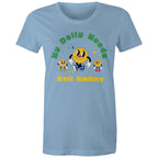 My Daily Moods - Womens T-shirt Carolina Blue Womens T-shirt Printed In Australia
