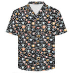 Eyes On Black Men's Crinkle Hawaiian Shirt