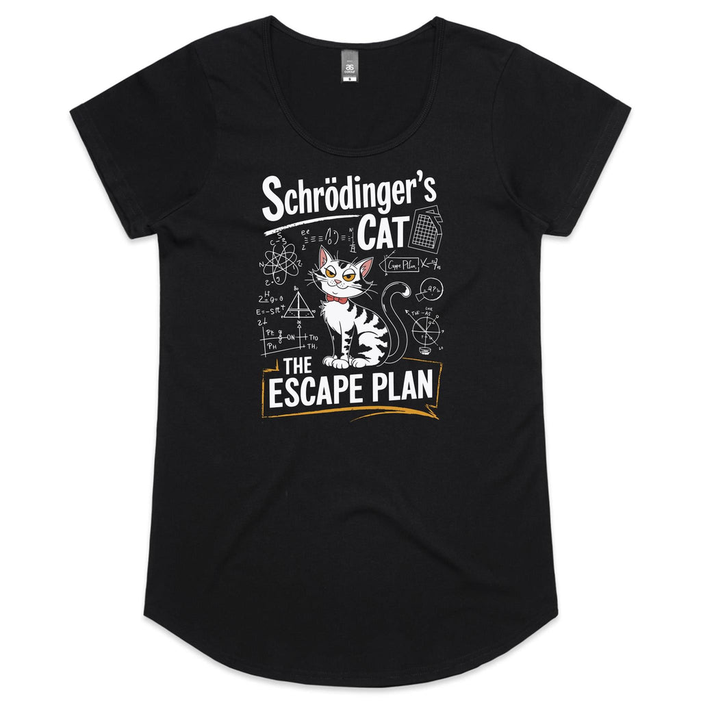 Schrodinger's Cat The Escape Plan Women's AS Colour Scoop Neck T-Shirt