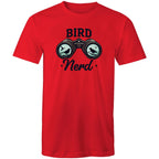 Bird Nerd - Mens T-Shirt Red Mens T-shirt animal Printed In Australia
