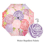 Abstract Roses - Semi-Automatic Foldable Umbrella (Model U12) Semi-Automatic Foldable Umbrella (U12)